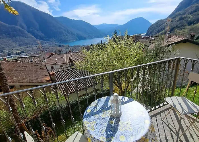 Casa Vista E Giardino Porlezza